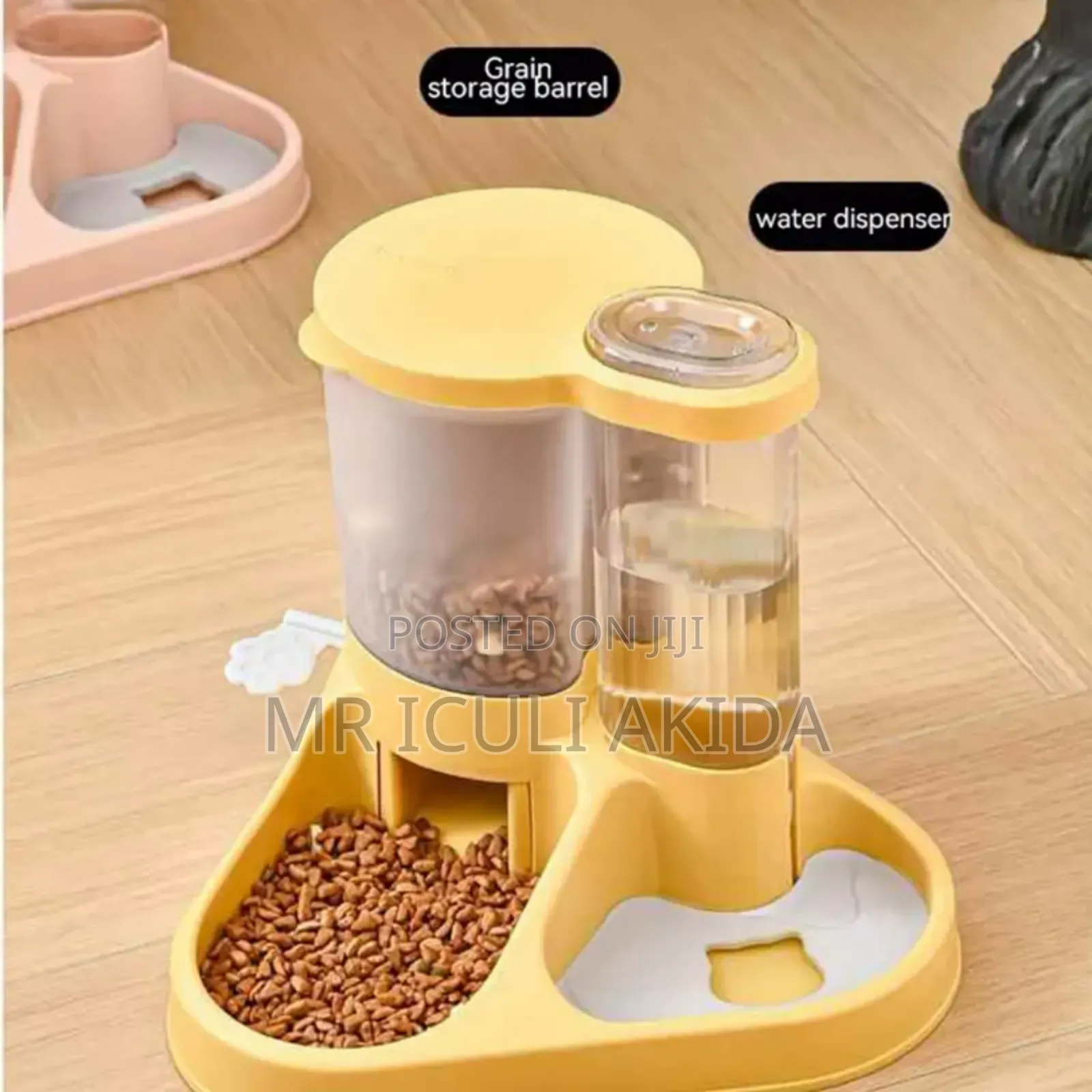 2n1 Food Water Large Capacity Pet Feeding Bowl WTH Drinker