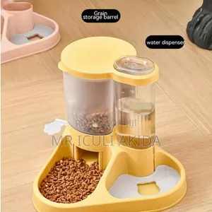 2n1 Food Water Large Capacity Pet Feeding Bowl WTH Drinker