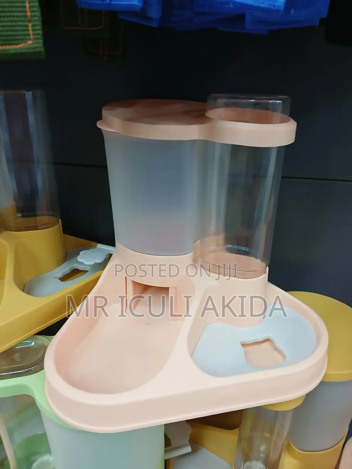 2in1 Pet Feeder Bowl With Water and Food Dispenser