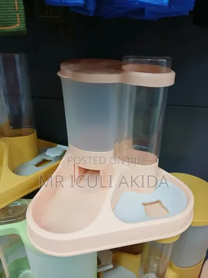 2in1 Pet Feeder Bowl With Water and Food Dispenser