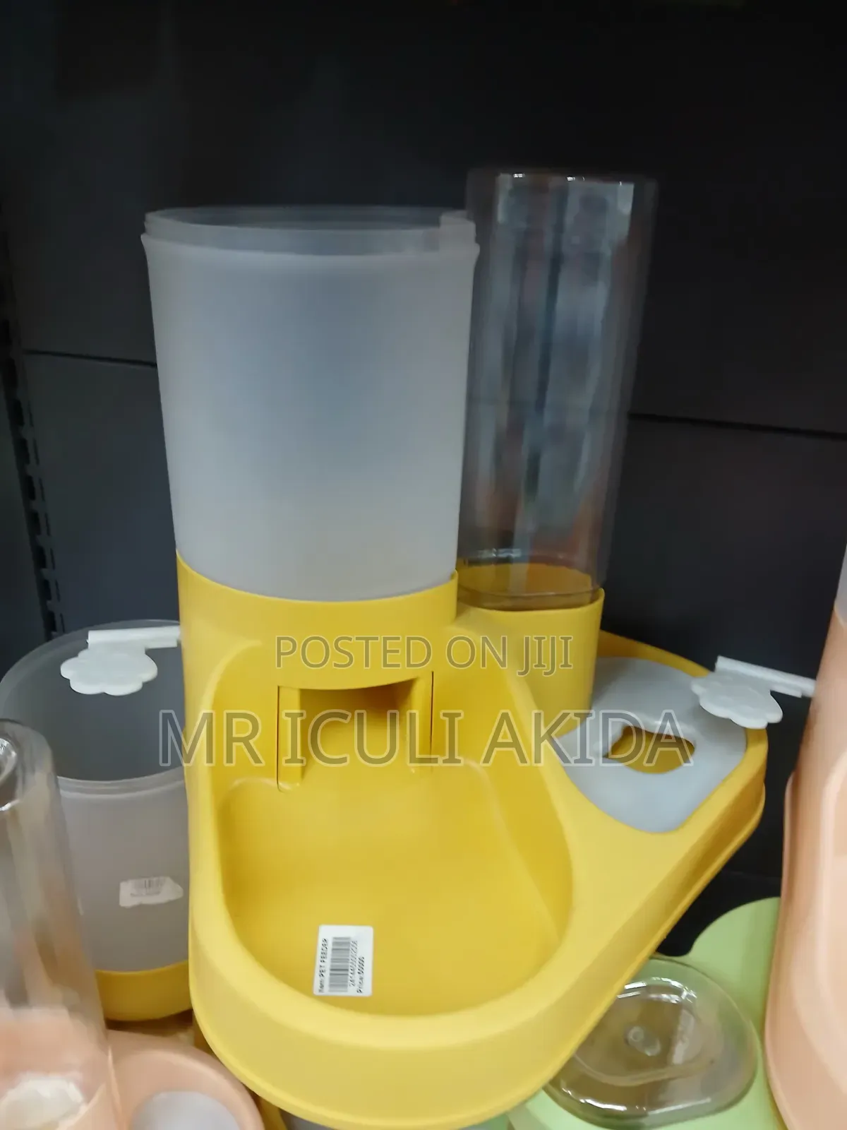 2in1 Pet Feeder Bowl With Water and Food Dispenser