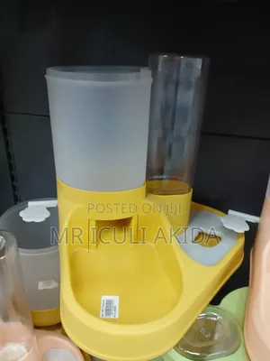2in1 Pet Feeder Bowl With Water and Food Dispenser