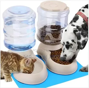 New Design Pet Automatic Drinking Feeding Bowl Dispenser