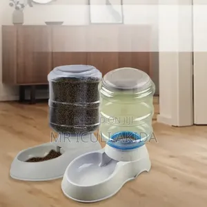 New Design Pet Automatic Drinking Feeding Bowl Dispenser