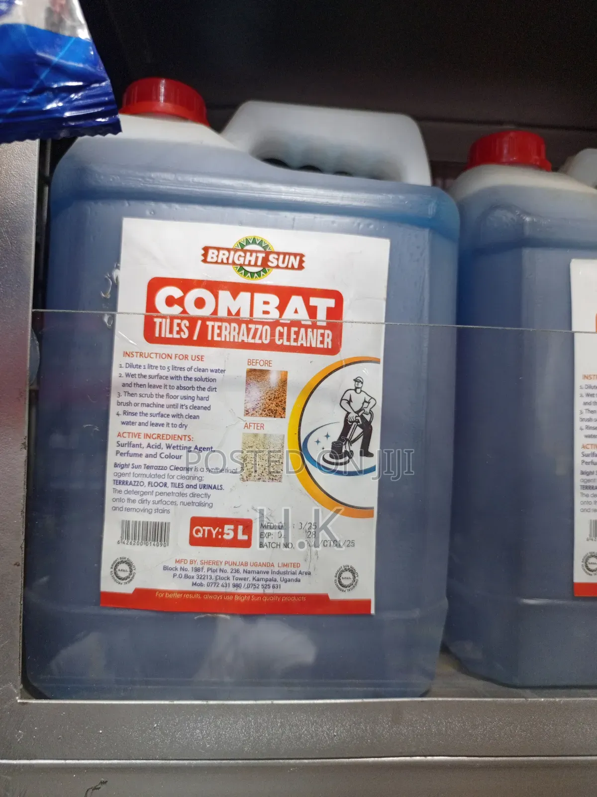 5l Bright Sun Combat Tiles/Terrazzo Cleaner