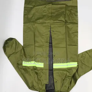 Heavy Polyester Waterproof Pvc Raincoat Safety Jacket