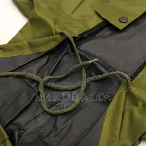 Heavy Polyester Waterproof Pvc Raincoat Safety Jacket