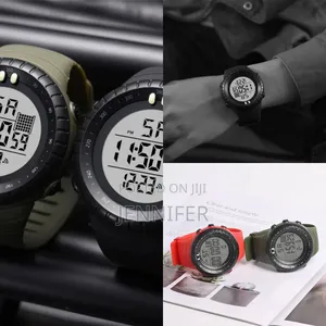 Photo - Waterproof,Large Screen Men Digital Sports Watch
