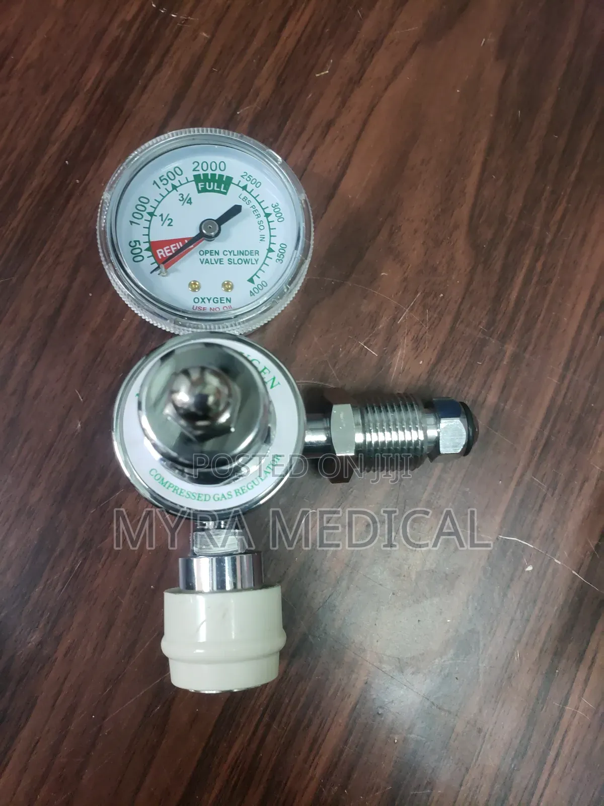 High Pressure Oxygen Regulator for Anesthesia