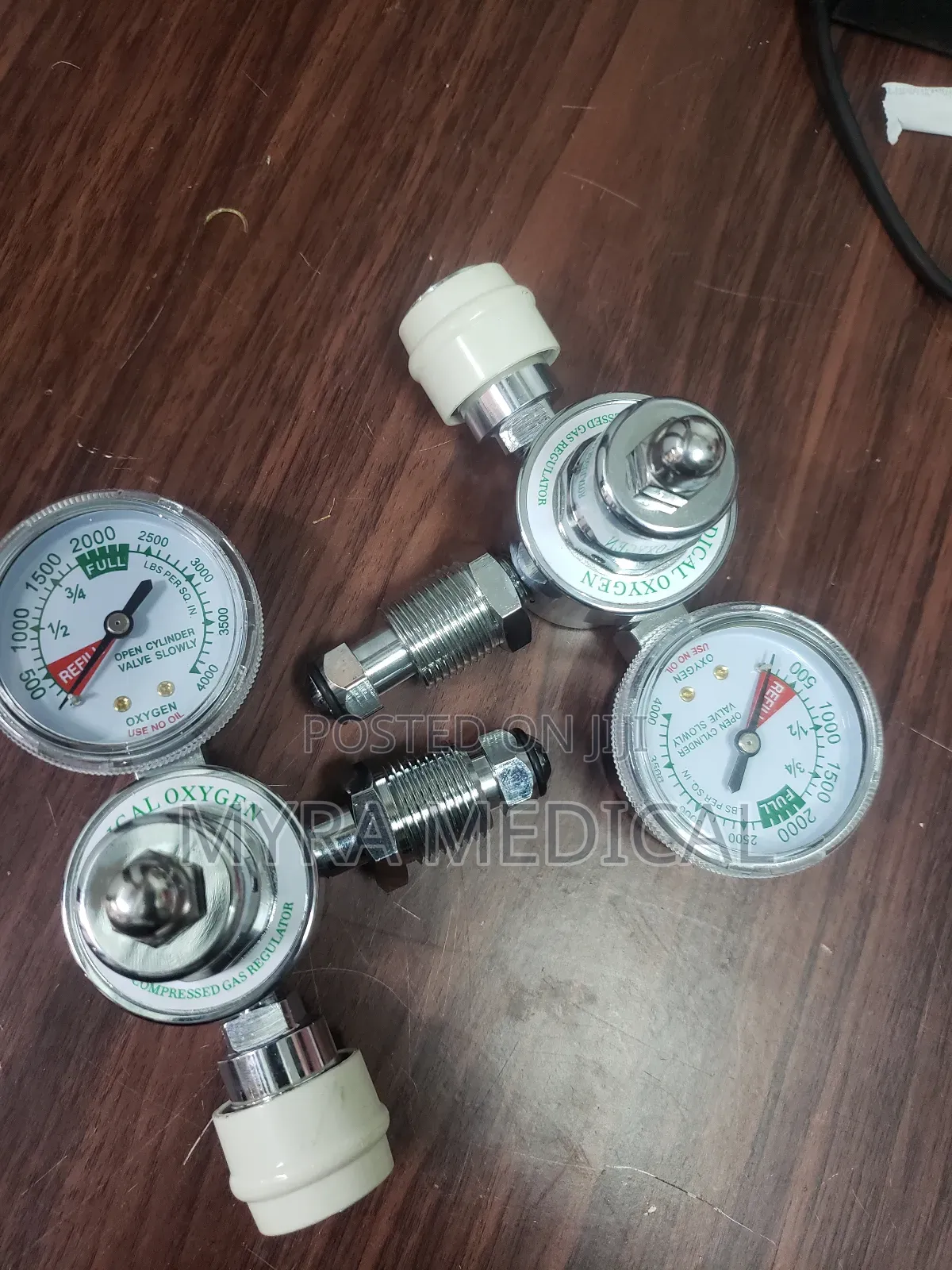 High Pressure Oxygen Regulator for Anesthesia