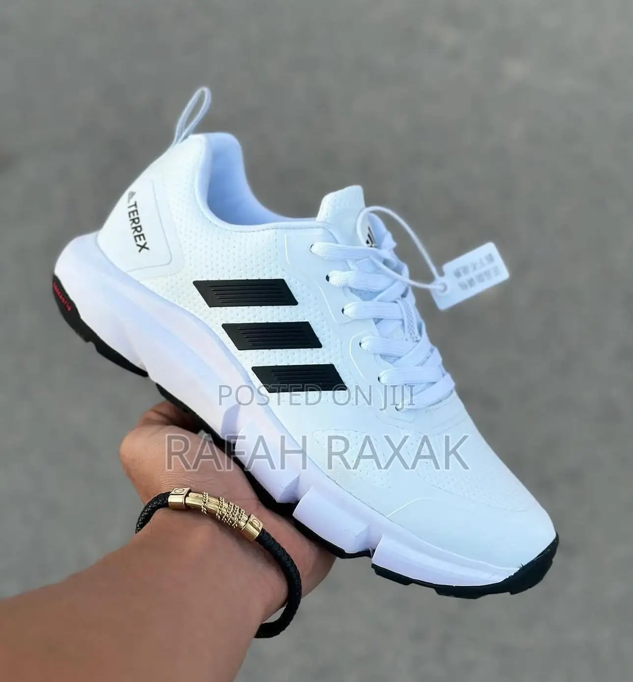 Original Triple White Adidas Terrex Running Sneakers