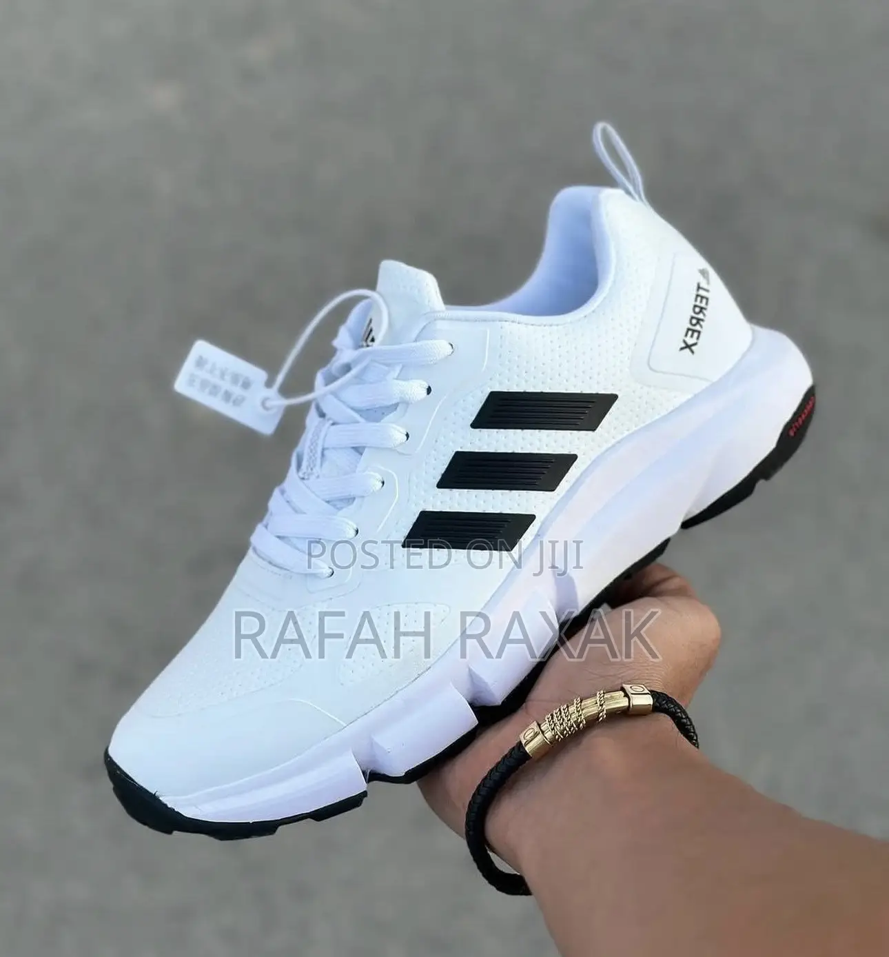 Original Triple White Adidas Terrex Running Sneakers