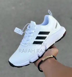 Original Triple White Adidas Terrex Running Sneakers