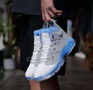Original Gray/Blue/White Air Jordan 6 Retro Sneakers