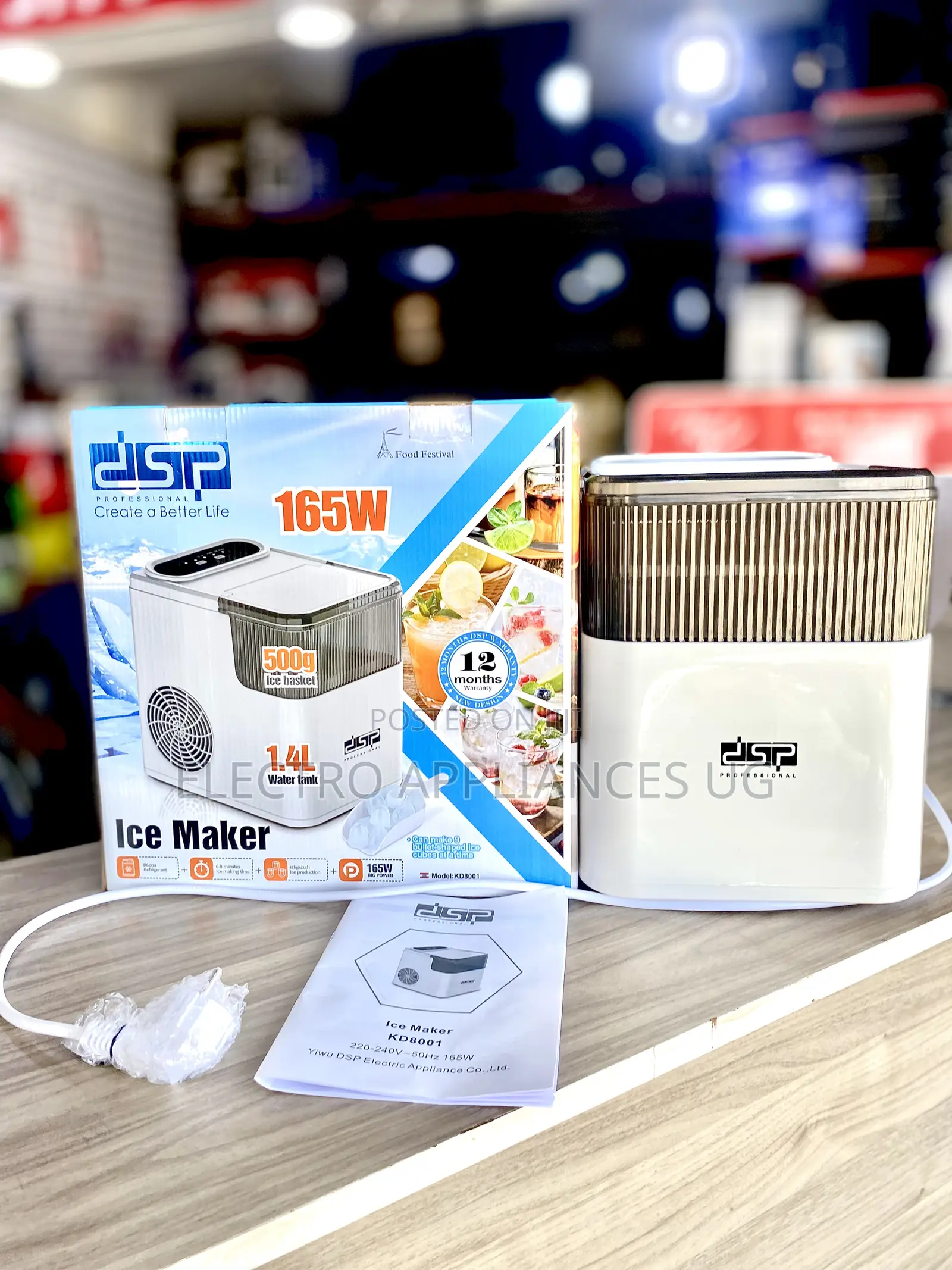 DSP Ice Cube Maker 1.4ltres