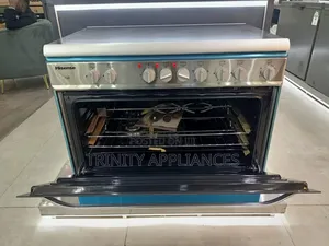 Hisense Cooker 90x60cm 4gas Burner 2electric Plate Hf942gees