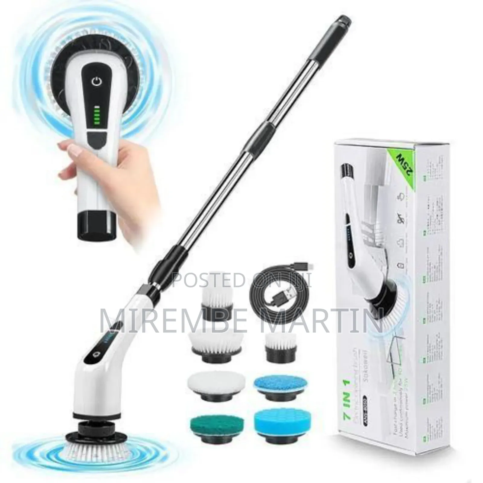 Rechargeable Spin Scrubber