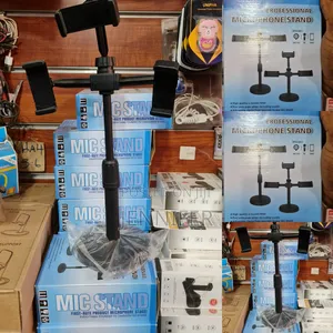 Triple Desktop Phone Holder