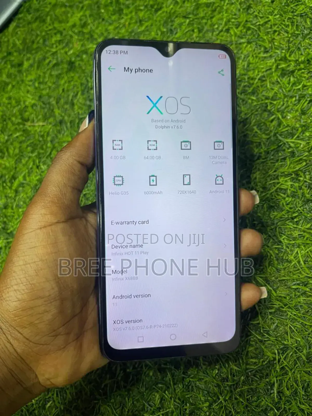 Infinix Hot 11 Play 64 GB Purple