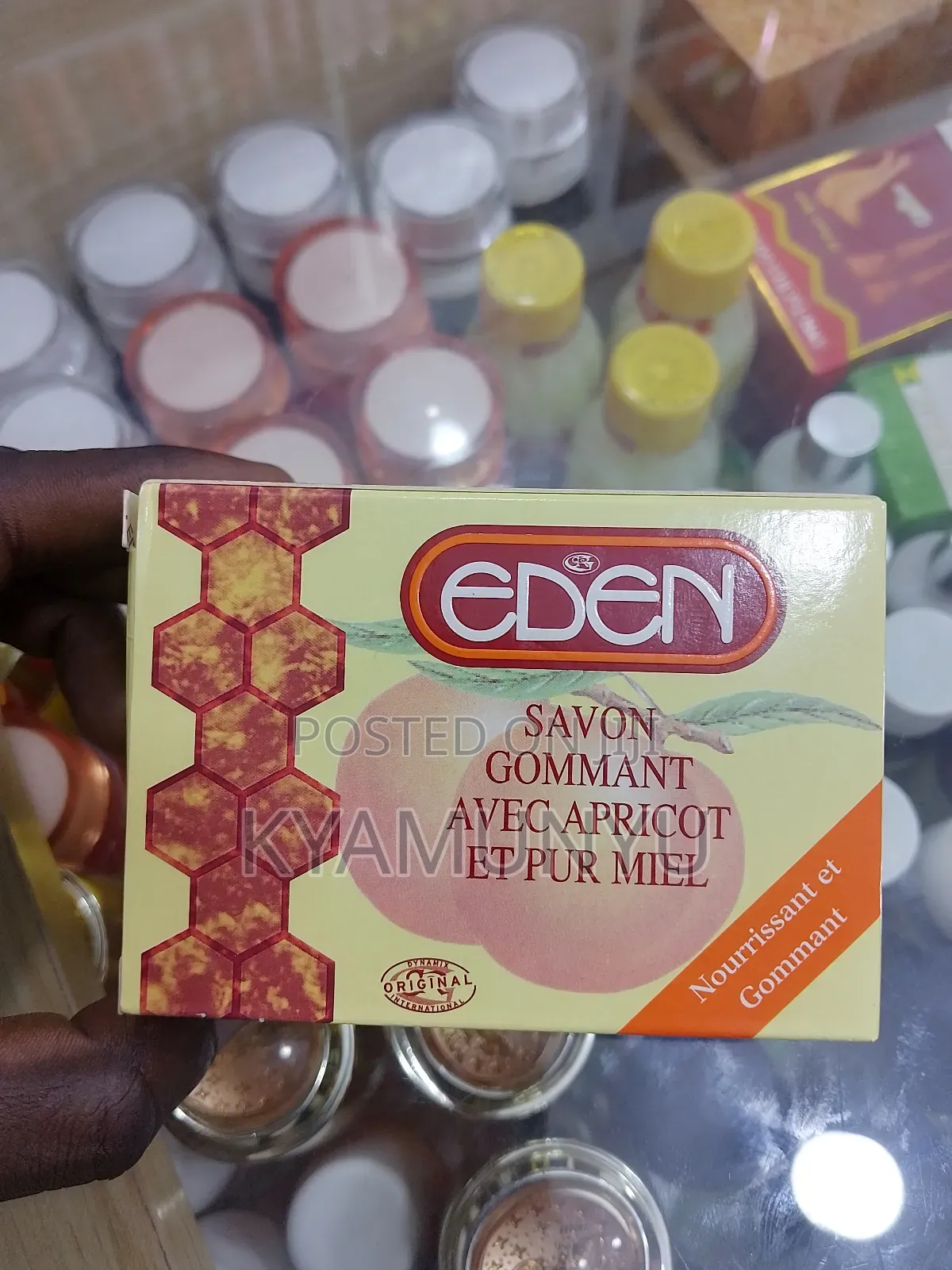 Eden Natural Apricot Scrub Soap Honey And