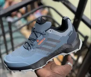 Original Light Blue Adidas Terrex Ax4 Outdoor Hiking Sneaker