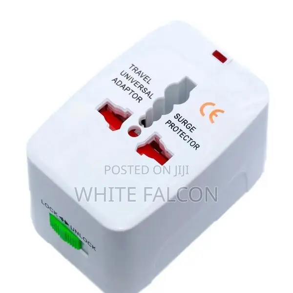 Universal Travel Adapter With 1000ma Usb Ports