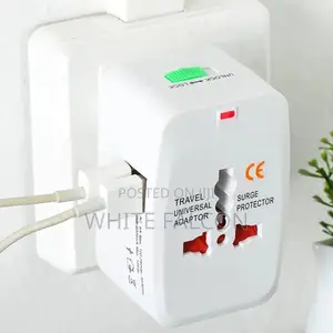 Universal Travel Adapter With 1000ma Usb Ports