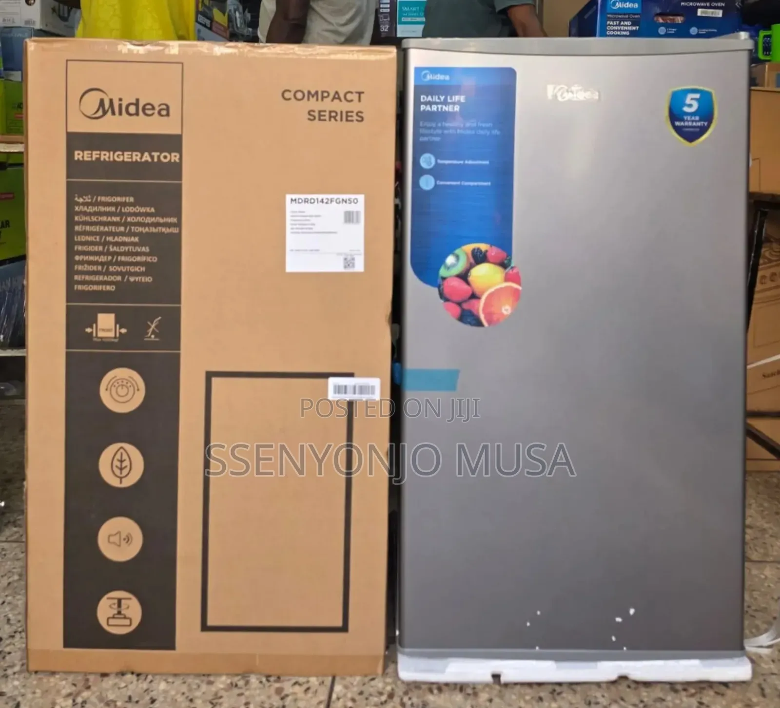 Midea Fridge Single Door 120l With Chiller Compartment