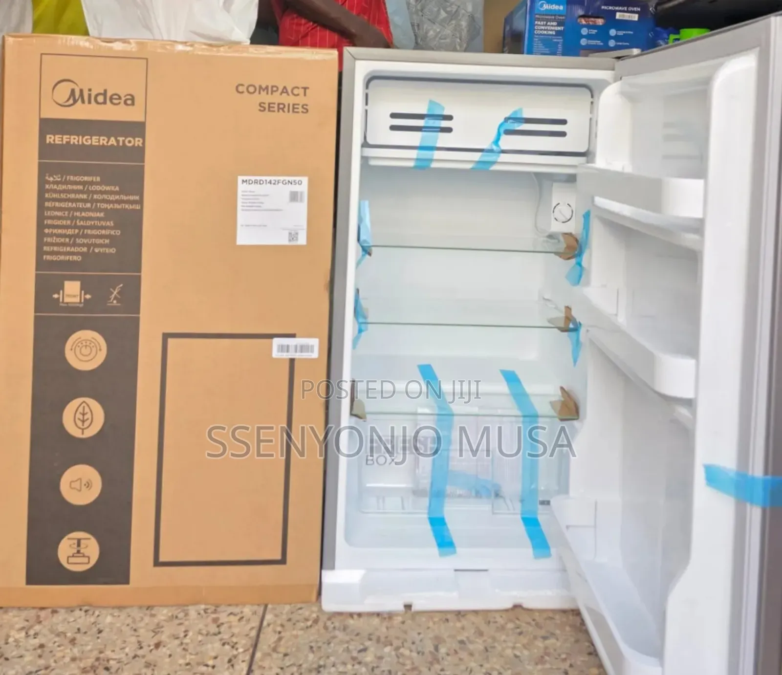 Midea Fridge Single Door 120l With Chiller Compartment