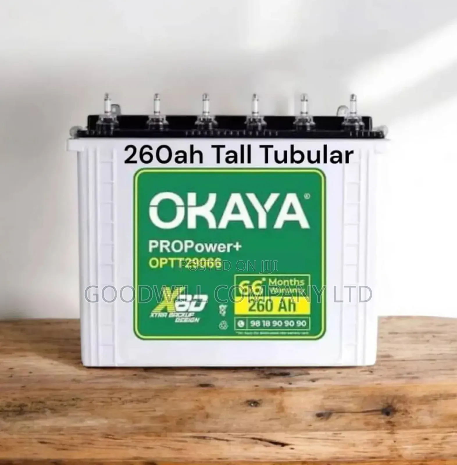 260ah Okaya Tall Tubular Battery