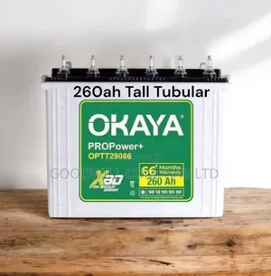 260ah Okaya Tall Tubular Battery