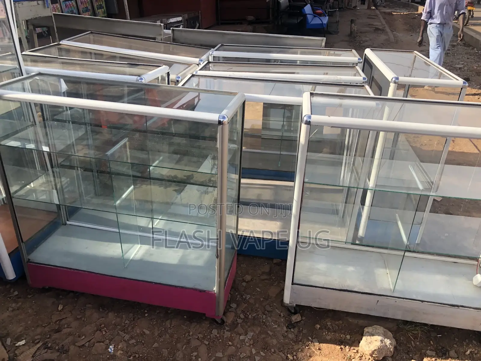 Glass Displays With Lights of All Kind
