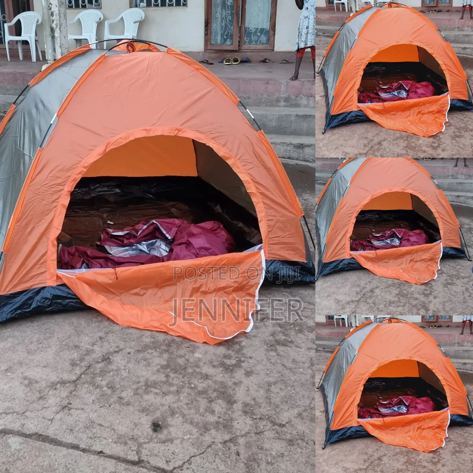 New Manual Double Layered 2 People Camping