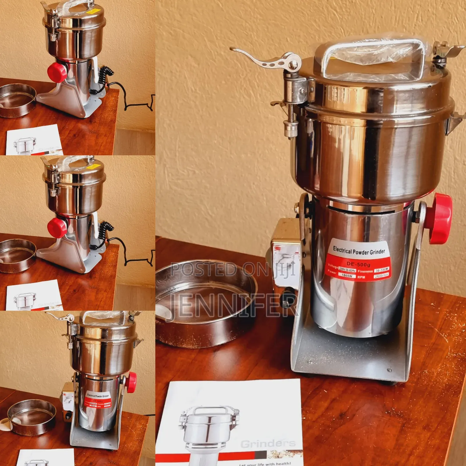 New High Speed 500g Powder Grinder
