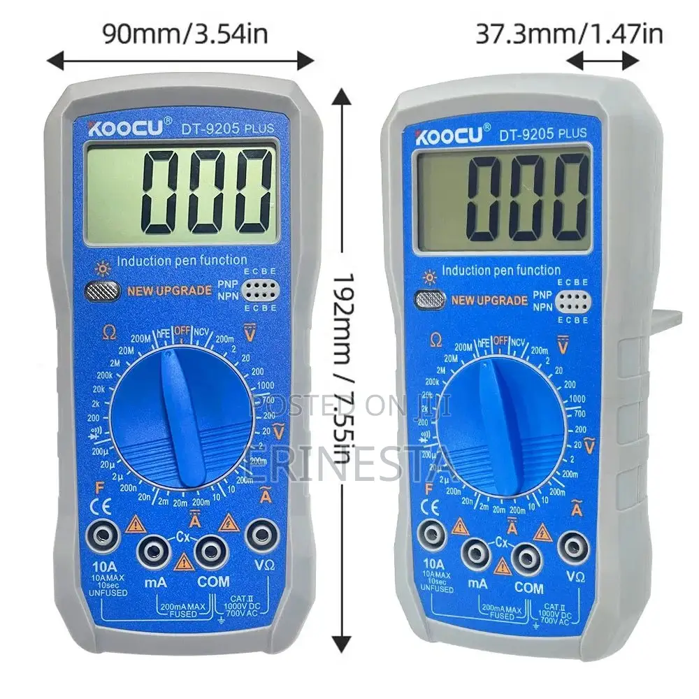 Koocu Dt-9205 Plus Multimeter