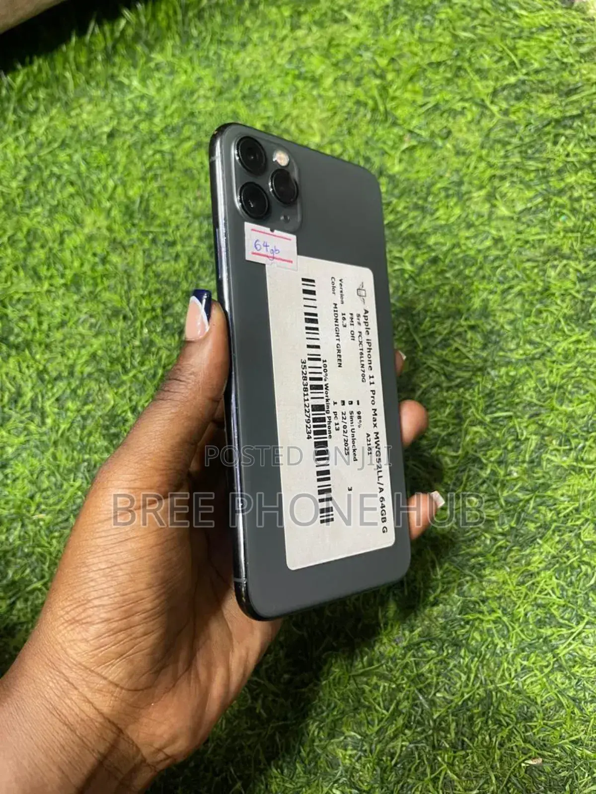 Apple iPhone 11 Pro Max 64 GB Black