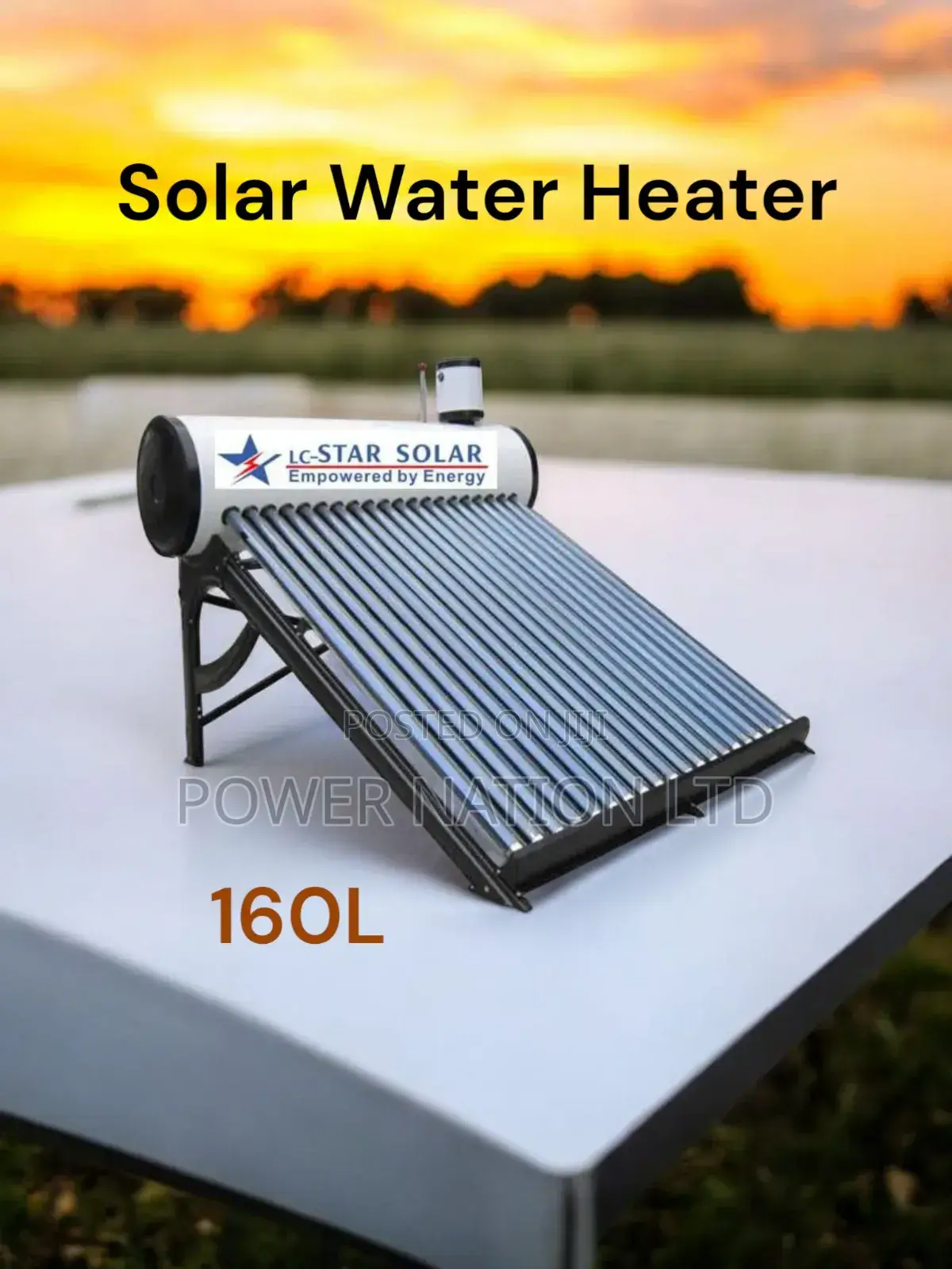 160l Solar Water Heater Sun Burner