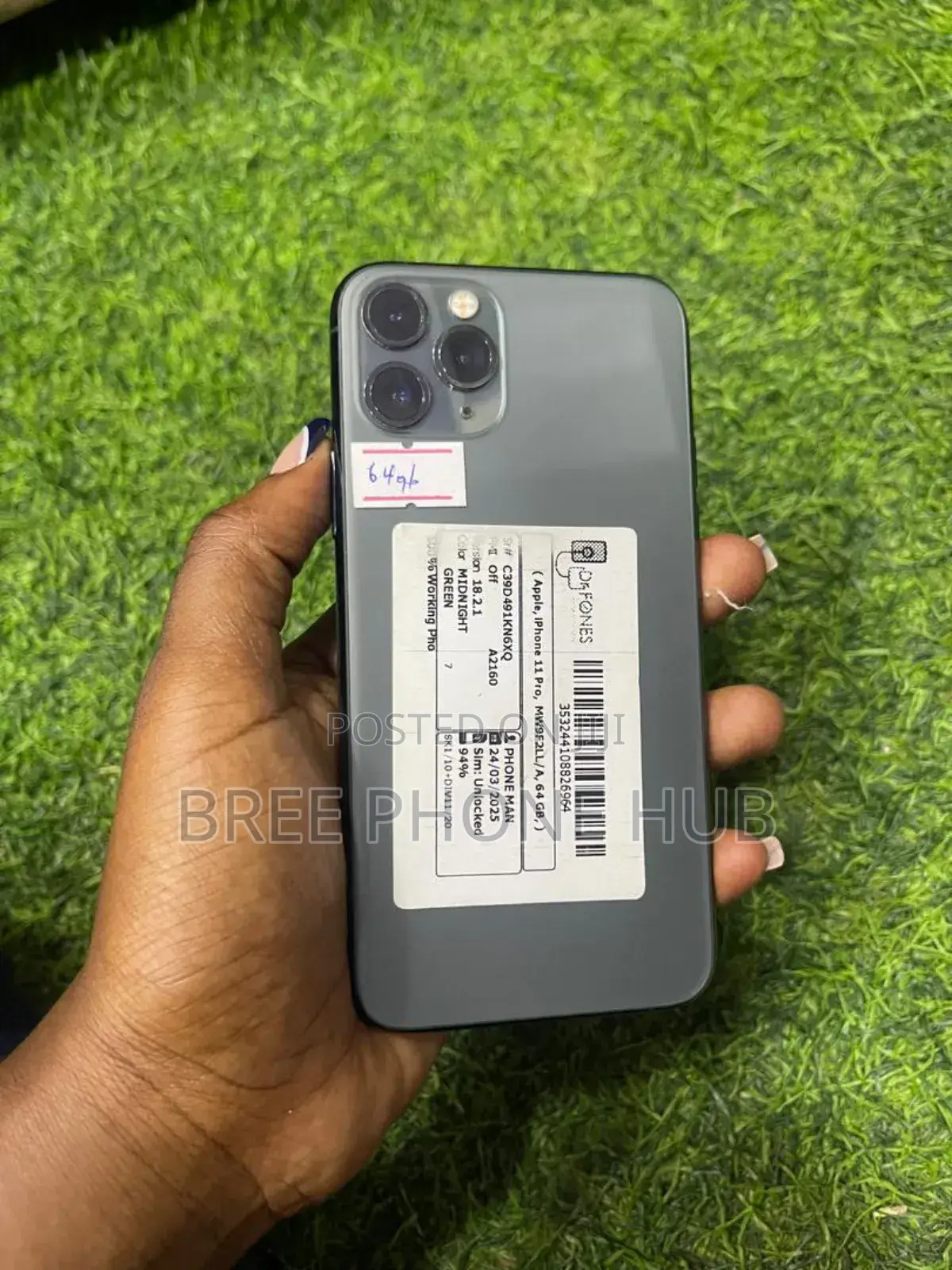 Apple iPhone 11 Pro 64 GB Black