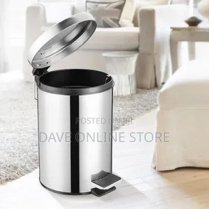 Stainless Steel Pedal Trash Can - 8litres
