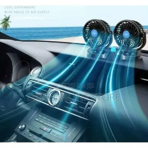 Double Head Vehicle Fan