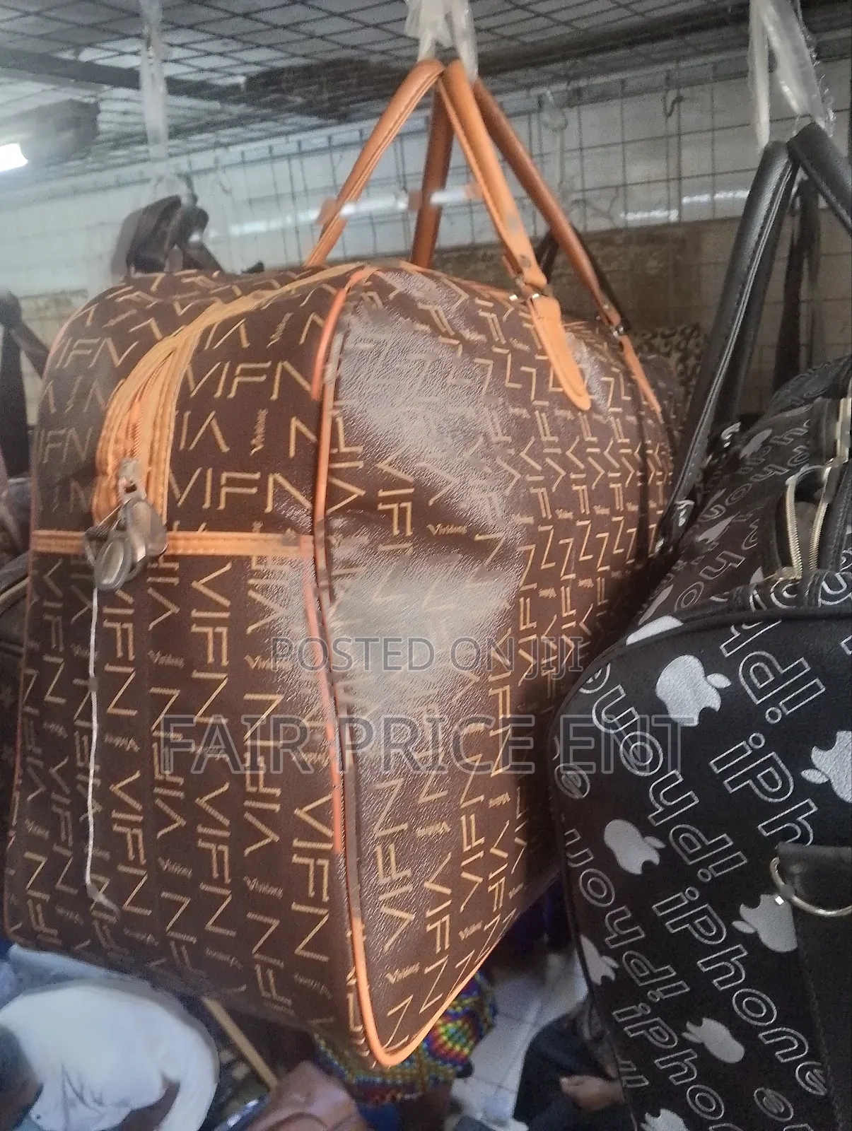 Leather Safari Bags.Big ( Brown)