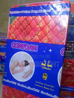 Mattress.Quilted Density.3*6*8inches. ( Red)