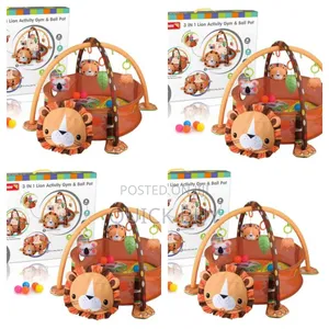 Photo - Advanced 3 in 1 Lion Baby Activity Gym and Ball Pot