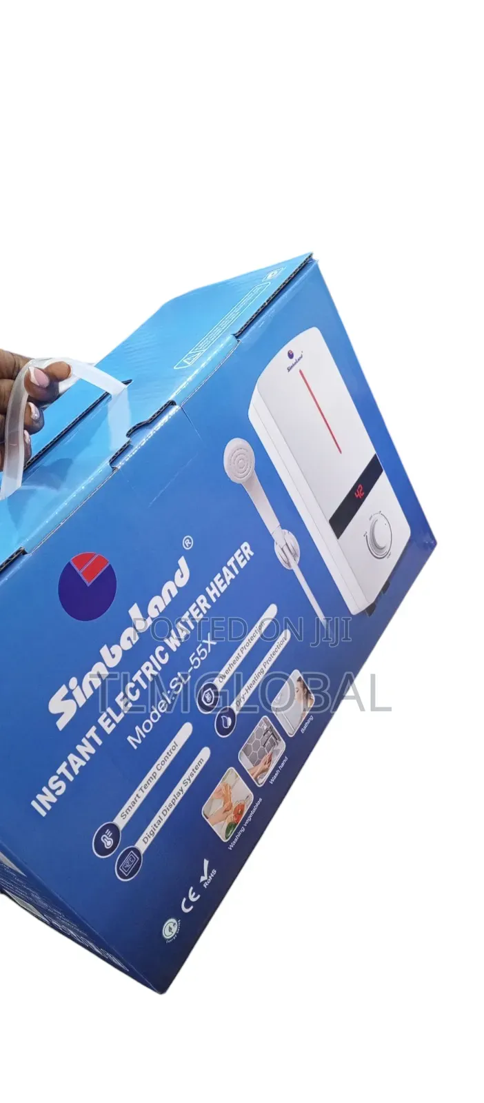 Instant Water Heater With Showerhead