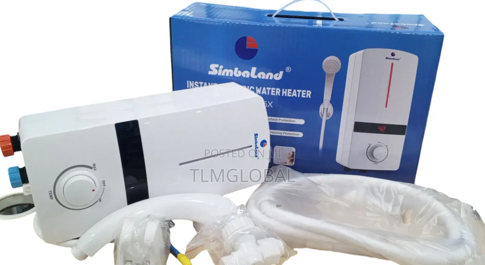 Instant Water Heater With Showerhead