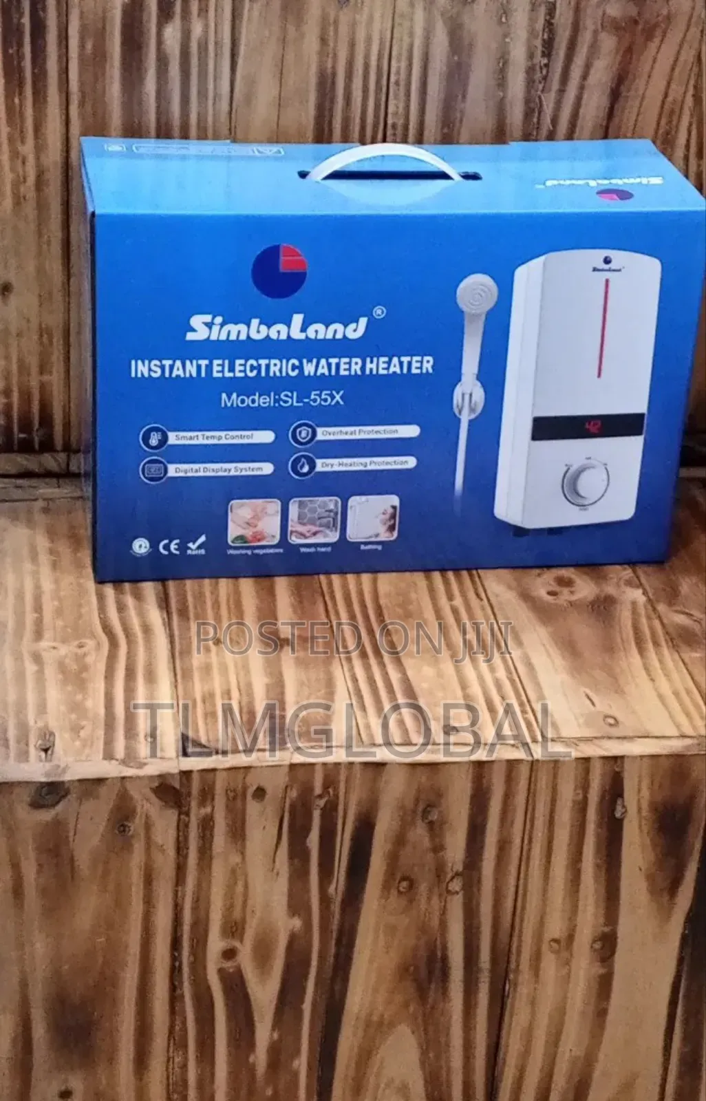 Instant Water Heater With Showerhead