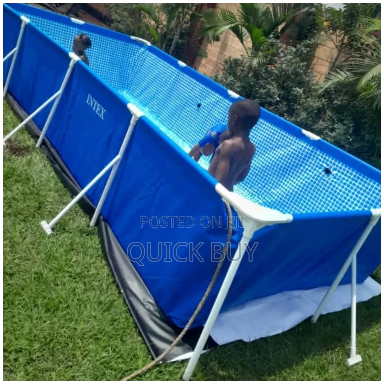 Intex 3mx2mx75cm Metallic Frame Swimming Pool
