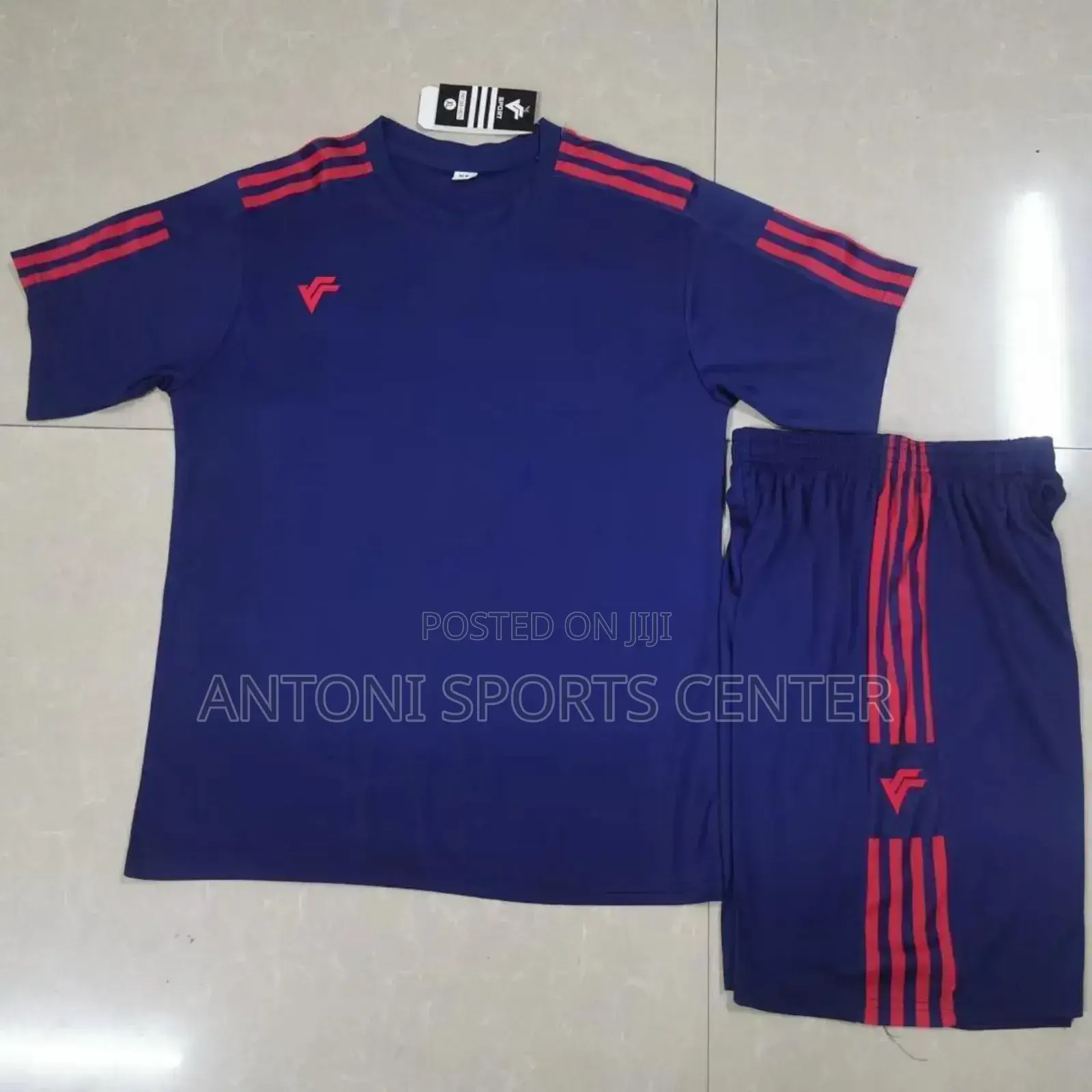Blue With Red Color Jersey