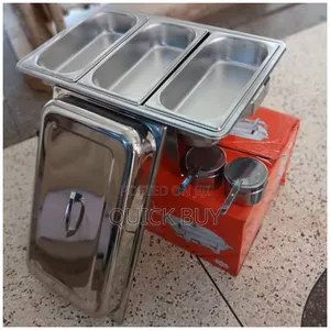 3-compartments Stainless Steel Chaffing Dish