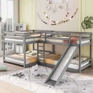 Photo - L Shaped Full and Twin Size Bunk Bed